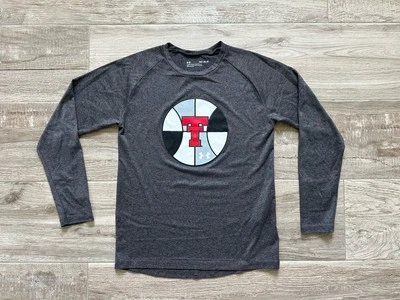 Camiseta de baloncesto manga larga Under Armour TEXAS TECH para niños. Talla juvenil mediana. Foto 1 de 4