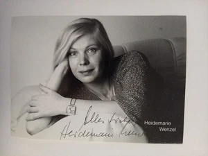 Heidemarie Venceslao - - autografo originale - circa 10x15 cm - cartolina autografata - Foto 1 di 1