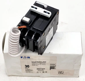 QBGFT2030 Eaton 30 Amp 240 Volt GFI Circuit Breaker - Next Day Option - New - Picture 1 of 8