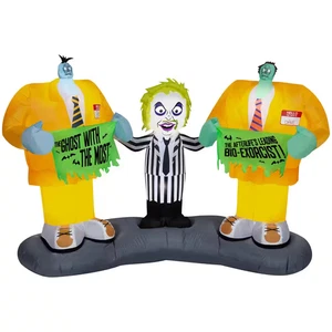 5 Ft Halloween Inflatable Beetlejuice Halloween Inflatable - Picture 1 of 12