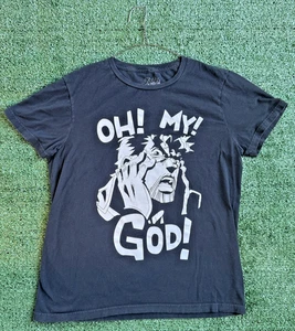 JoJo's Bizarre Adventures Black Tshirt (Oh my! God!) Size S - Picture 1 of 4