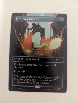 Lightning Greaves Foil Marvel Secret Lair NM MTG - Image 1 of 2