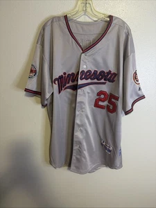 Minnesota Twins Thome #25 Baseball 50 Season Majestic Jersey Size56 XXL Replica - Picture 1 of 13