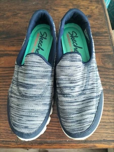 ZAPATOS SIN CORDONES INFORMALES SKECHERS DAMAS TALLA 5 ESPUMA VISCOELÁSTICA USADOS UNA VEZ - Imagen 1 de 5
