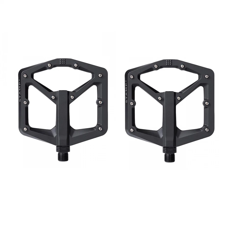 Pair Of Magnesium Pedals Stamp 3 Large Black V2 CB16366 Crank Brothers Flat Bike - Image 1 of 1