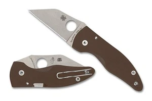 Spyderco Messer MicroJimbo C264GPBN15V braun G-10 CPM 15V Stahl Taschenmesser - Bild 1 von 2