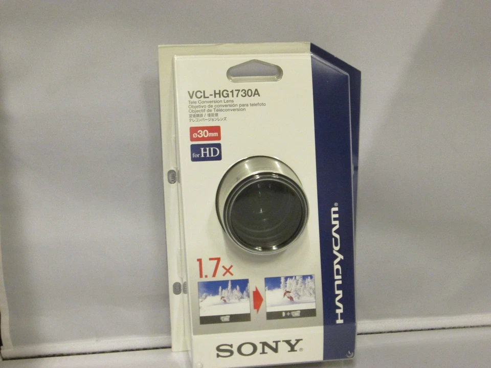 Lente de conversão telefoto Sony VCLHG1730 1.7x: VCL-HG1730A - Imagem 1 de 3