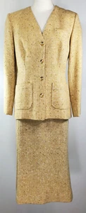 Traje Pendleton Joven De Colección - Talla 11/12 - Tweed Multicolor - Blazer y Falda - Imagen 1 de 17