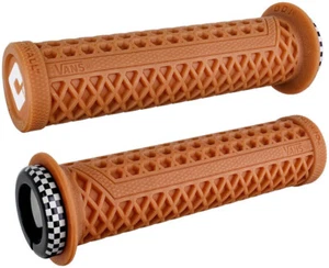 ODI Vans V2.1 Lock On Flanged Grips MTB Bike Black Red Blue Gum Graphite Purple - Picture 1 of 8