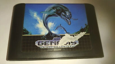 Genuine Ecco The Dolphin Sega Genesis Game Cart *NTSC-U*  - Image 1 of 4