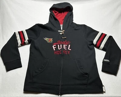 Indy Fuel CCM Youth XL Hockey Full Zip Hooded Jacket Hoodie - Image 1 of 4