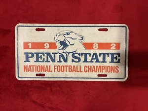 Vintage 1982 Penn State Vanity Nummernschild National Football Champions - Bild 1 von 2