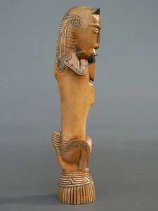 Vertical Horse Wood Carving - 315mm high - Picture 1 of 6