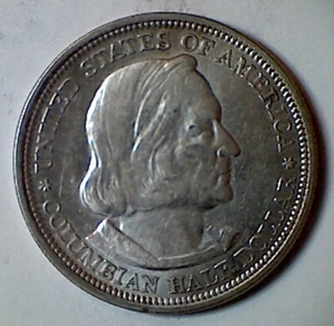 1893 Columbian Exposition Commemorative 50¢ Half Dollar 90% Silver S71 - Picture 1 of 2