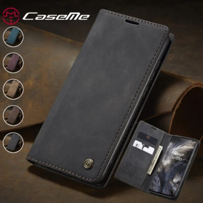 For OnePlus 7/8 Pro/8T/Nord/11/12/13 Magnetic Wallet Case Leather Flip Cover - Image 1 of 4