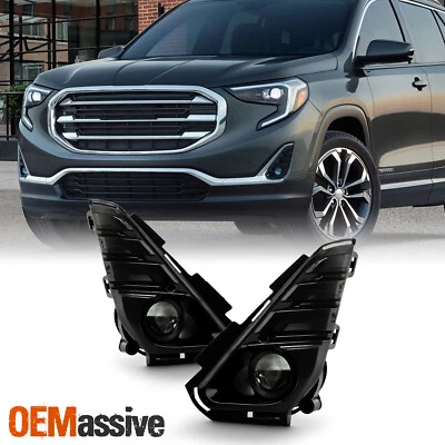 Luces antiniebla halógenas cromadas para GMC Terrain SUV 2018-2021 con interruptor de arnés de cableado Foto 1 de 4