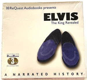 Elvis: The King Revealed CD AudioBook Abridged New Factory Sealed 2005 DocuBook - Foto 1 di 2
