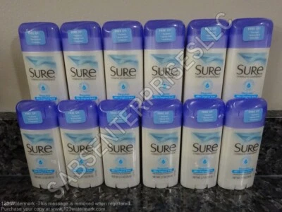 12 Sure REGULAR Original Solid 48 hr. Antiperspirant & Deodorant 2.7 oz. NEW - Image 1 of 4