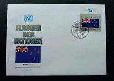 United Nation Flag New Zealand 1986 (stamp FDC)