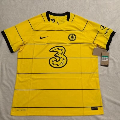2021-22 Nike Men’s Chelsea Away Vapor Authentic Soccer Jersey Extra Large XL - Image 1 of 4