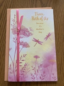 American Greetings Mother's Day Card From Both Of Us. Retails $4.99 Ribbon