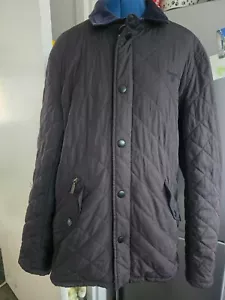 BARBOUR Putney Sportsquilt Black Quilted Jacket size M - Picture 1 of 6