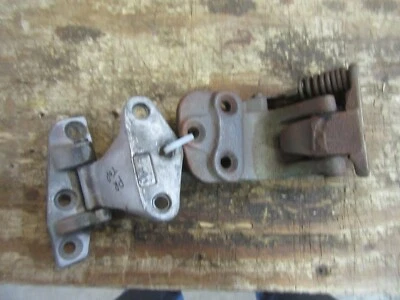 1965 1966 Chevrolet Impala Belair 4 door sedan rear PASSENGER door hinge pair  - Image 1 of 2