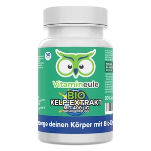 Jod Kapseln aus Bio Kelp / Tabletten - 400µg aus Bio Kelp Extrakt - Vitamineule - Bild 1 von 6