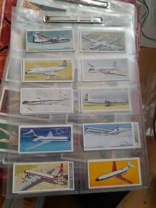 Lyons Tea 1962 Wings Across The World - Full Set Of 24 Cards In Plastic Sheets - Bild 1 von 6