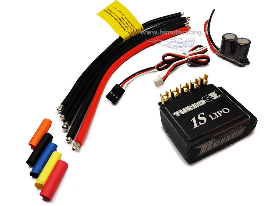 REGOLATORE DI VELOCITA' ESC DA 120A SENSORI ROCKET LIPO 1S NIMH 3S PROGRAMMABILE - Immagine 1 di 1