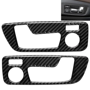 Real Carbon Fiber Seat Adjust Button Panel Cover Fits 19-25 G05 G06 G07 X5 X6 X7 - Bild 1 von 6