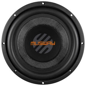 Subwoofer Musway MWS1044 25cm 10" Zoll Bass Lautsprecher 2x 4Ohm flach 300 WRMS - Bild 1 von 4