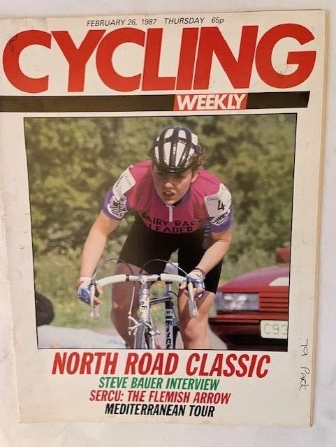 CYCLING WEEKLY - 26 FEB 1987 - NORTH ROAD CLASSIC - STEVE BAUER INTERVIEW - Image 1 of 1