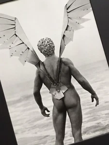 1996 Vintage  HERB RITTS Photo engraving VLADIMIR WITH WINGS Malibu - Picture 1 of 3