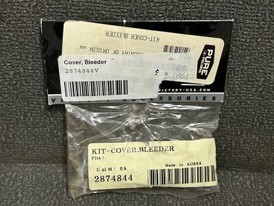 Kit de cubierta de purga de perno banjo embrague freno cromado Victory Motorcycles 2874844 OEM Foto 1 de 4