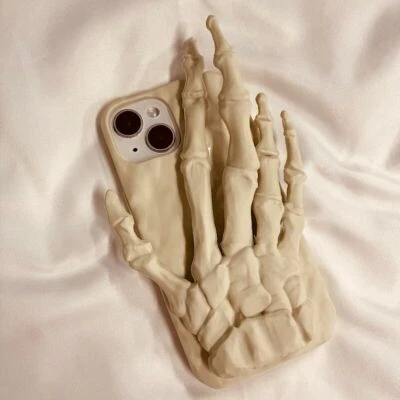 3D Spooky Skeleton Hand Protective Phone Case Cover for iPhone 11 12 13 14 15 - Image 1 of 4