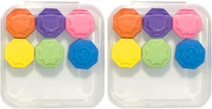 2 Set Gonggi Korean Game, 12 Pezzi Gonggi Pietre Gioco Jack Tradizionale Coreano - Foto 1 di 12