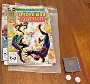 1980er Spider-Man & Fantastic Four Comics + israelische Münzen + Columbus OH Medaillon - Bild 1 von 14