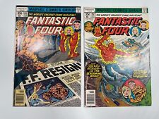 Fantastic Four lot of 2 #191, 192 - 1978 - George Perez Art