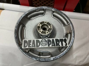Harley chrome 5 spoke roadking custom front solid mag wheel rim - Bild 1 von 4
