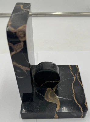 Buchständer Bücherstützen Handarbeit vintage Beschwerer Mamor Stein - Bild 1 von 4