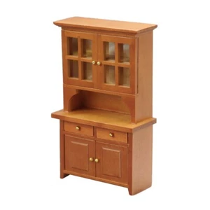 1:12 Scale Dollhouse Miniatures Mini Furniture Vintage Wooden Bookcase Handmade - Picture 1 of 6