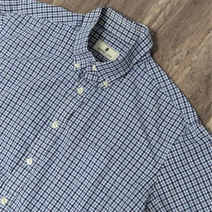 Southern Pines Gingham Check Button Down Shirt Long Sleeve Cotton Mens L - Picture 1 of 9