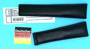 22/18 Uhrenarmband passend für Heuer Faltschliesse schwarz  / 101 - Picture 1 of 3