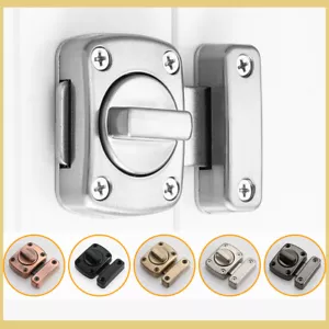 Cupboard Cabinet Door Thumb Turn Catch Latch Lock 42mm 52mm 65mm 70mm - Picture 1 of 16