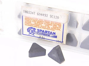 NEU ÜBERSCHÜSSIG 10 STK. SPARTAN TNG 334T GRADE: SC120 KERAMIKEINSÄTZE - Bild 1 von 1