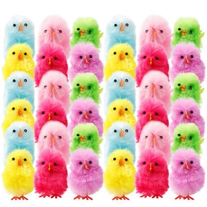 36PCS Simulation Easter Plastic Chick Yellow Mini Lovely Toy For Kids Gifts - Picture 1 of 9