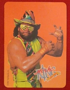 WWF Wrestling Challenge Board Game REPLACEMENT Macho King Randy Savage Card ONLY - Picture 1 of 2