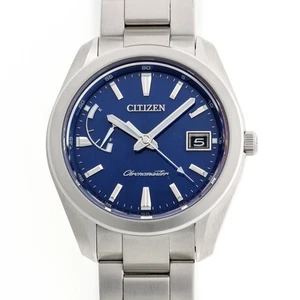 CITIZEN THE CITIZEN ECO-DRIVE SOLAR AQ1050-50L / A010-T026087 BLUE DIAL SS MEN'S - Picture 1 of 8