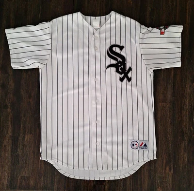 Vtg Majestic Chicago White Sox Jersey Men Large 2005 World Series Garcia 11 A2 - Image 1 of 4